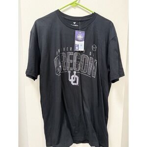 Fanatics University Of Oregon Ducks T-Shirt Black NWT Size Large‎